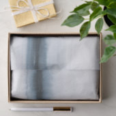 Moody blauwe abstracte waterverven ontcijferen bom tissuepapier (Geschenk)