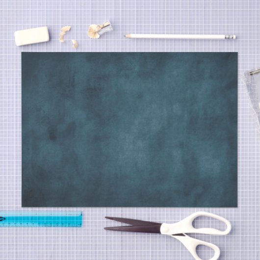 Moody blauwe, verstopte textuur tissuepapier (Craft)