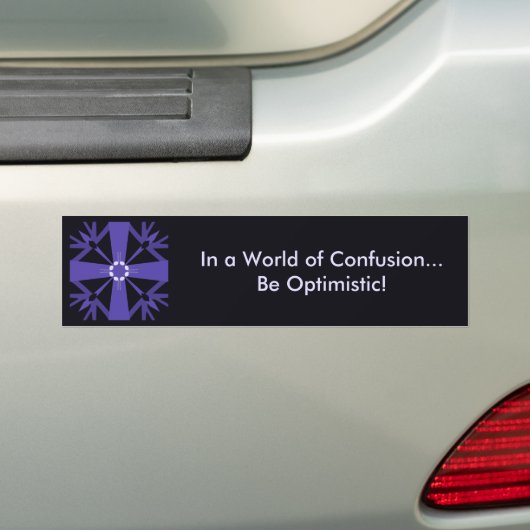 Moody Blue Bumpersticker (Op auto)