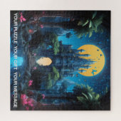 Moody Blue Castle Fantasy Legpuzzel (Horizontaal)