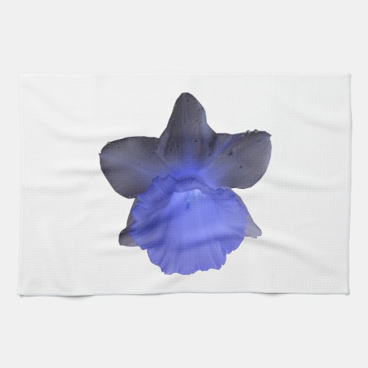Moody Blue Dripping Daffodil Kitchen Towel Theedoek (Horizontaal)
