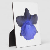 Moody Blue Dripping Daffodil Plaque Fotoplaat (Zijkant)