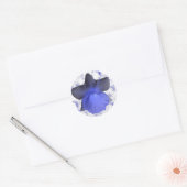 Moody Blue Dripping Daffodil Sticker (Envelop)