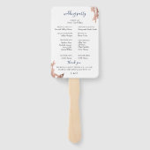 Moody Blue Koper Trouwprogramma Handwaaier (Achterkant)