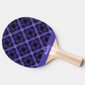 Moody Blue MonoGrammed Tafeltennisbatje (Zijkant)