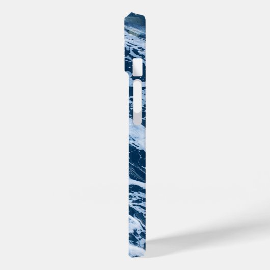 Moody Blue Ocean Waves Case-Mate iPhone Case (Achterkant / Links)