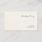 Moody Blue Rose Celestial Night Landscape Split Visitekaartje (Achterkant)