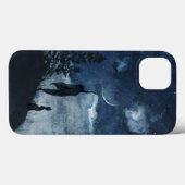 Moody blue waterverf Moeddess woud hare Case-Mate iPhone Case (Achterkant (horizontaal))