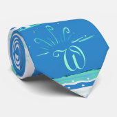 Moody Blues met Monogram Stropdas (Opgerold)