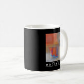 Moody Blues (W) Abstract Art.png Koffiemok (Voorkant rechts)