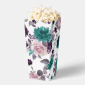 Moody Boho | Aubergine Paarse en Blauwgroen Patroo Bedankdoosjes (Popped)