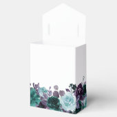 Moody Boho | Blauwgroen Turquoise Bloemenliefde en Bedankdoosjes (Geopend)