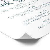 Moody Boho | Theelicht Bloemenslinger Drinkkeuze Poster (Hoek)