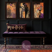 Moody Boho Vaas & Bloemige Patchwork Patronen Kuns Tissuepapier