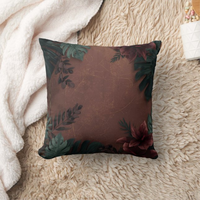 Moody Botanical Elegance  Kussen (Deken)