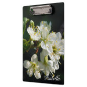 Moody Botanical White Bloom Original Photography Klembord (Links)