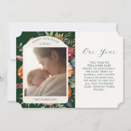 Moody Botanisch Jaar In Review Vakantie Kaart