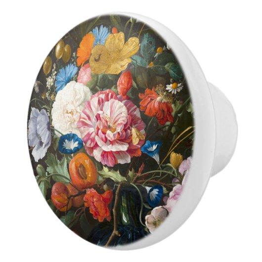  Moody Botanische Bloemen & Fruit Keramische Knop (Rechts)