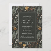 Moody Botanische Vakantie Cocktail Party Kaart (Voorkant)