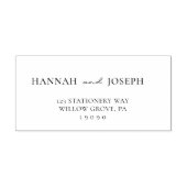 Moody Bourgondië Winter Bloemen bruiloft Zelfinktende Stempel (Design)