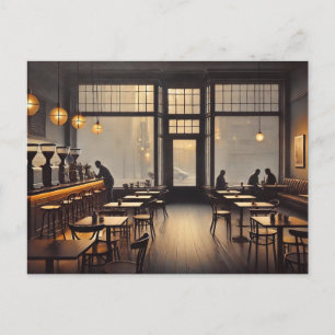 Moody Cafe in het San Francisco Mok Briefkaart