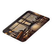 Moody Cafe in het San Francisco Mok Briefkaart Magneet (Linkerzijde)