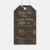 Moody Chocolade Terracotta Sage Perfect Match Cadeaulabel (Achterkant)