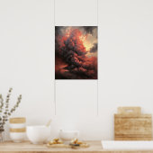 Moody Clouds Art Print Poster (Keuken)