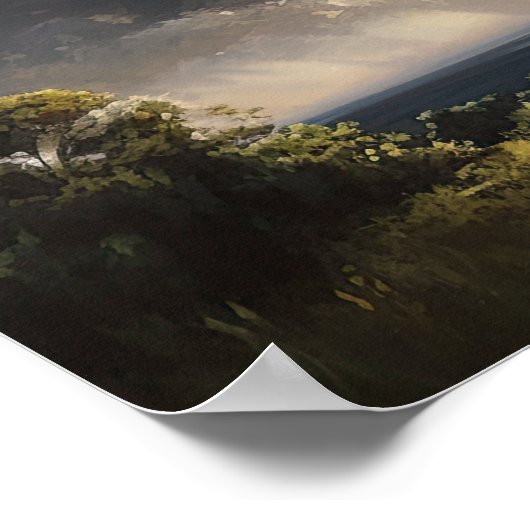 Moody Clouds Art Print Poster (Hoek)