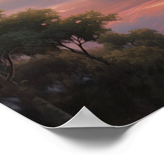 Moody Clouds Art Print Poster (Hoek)