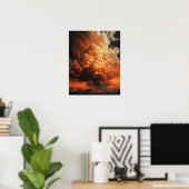 Moody Clouds Art Print Poster (Thuiskantoor)