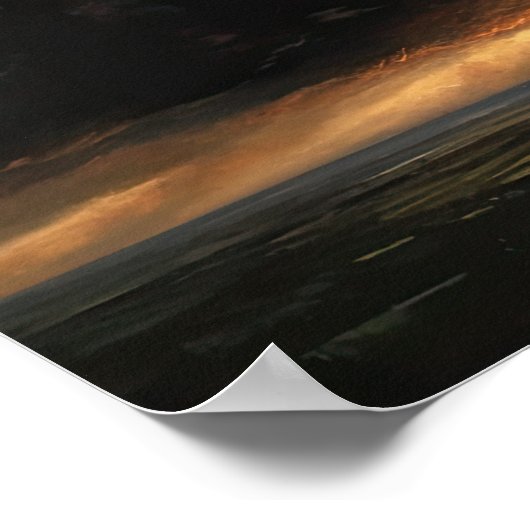 Moody Clouds Art Print Poster (Hoek)