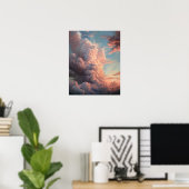 Moody Clouds Art Print Poster (Thuiskantoor)