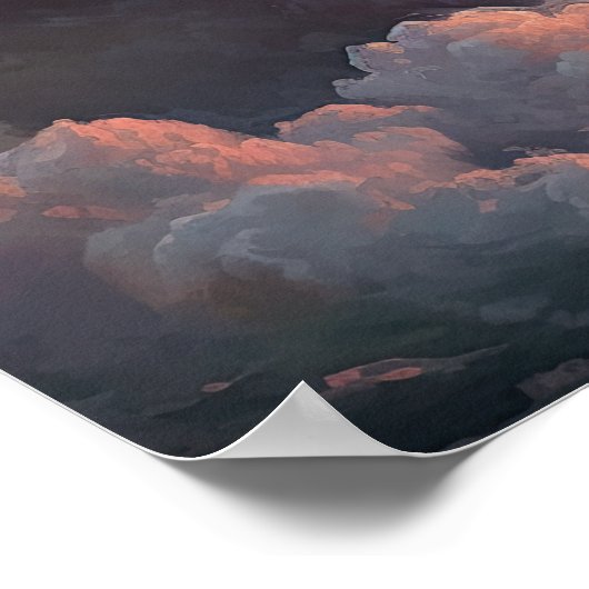 Moody Clouds Art Print Poster (Hoek)