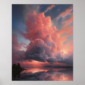 Moody Clouds Art Print Poster