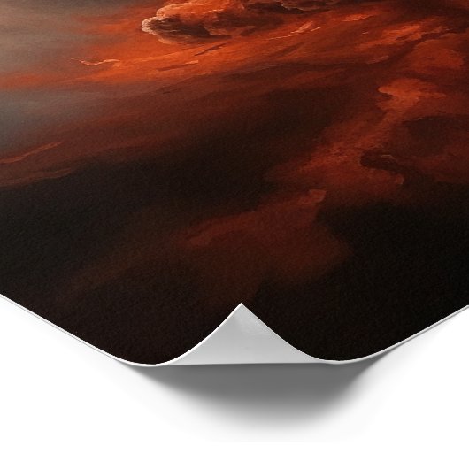 Moody Clouds Art Print Poster (Hoek)