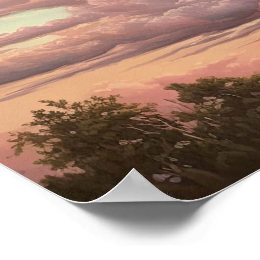 Moody Clouds Art Print Poster (Hoek)