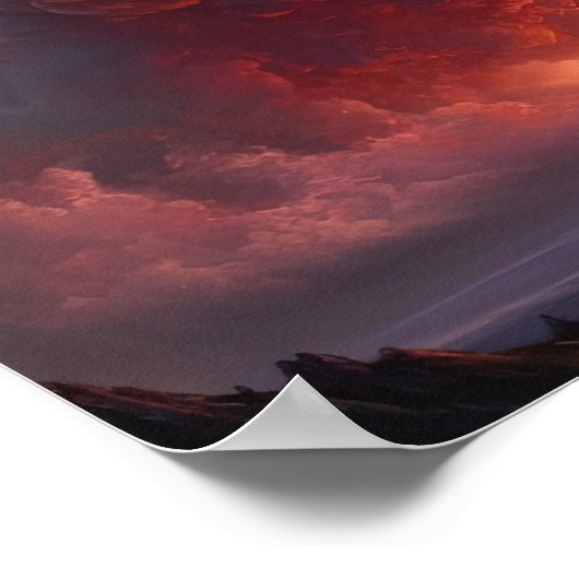 Moody Clouds Art Print Poster (Hoek)