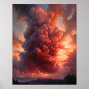 Moody Clouds Art Print Poster
