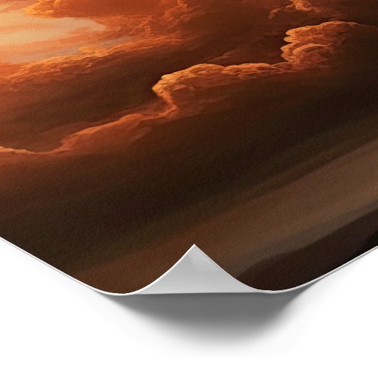 Moody Clouds Art Print Poster (Hoek)