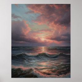 Moody Clouds Art Print Poster