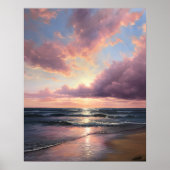 Moody Clouds Art Print Poster (Voorkant)
