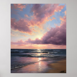 Moody Clouds Art Print Poster