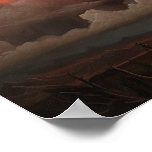 Moody Clouds Art Print Poster (Hoek)