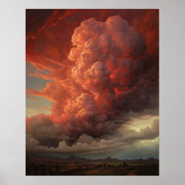 Moody Clouds Art Print Poster