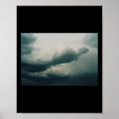Moody Clouds Sky Sticker Poster (Voorkant)