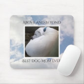 Moody Cloudy Sky Best Dog Mam Cute Blue Muismat (Met muis)