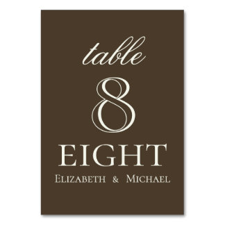 Moody Coffee Ivory Script Trouw Kaart