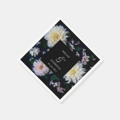 Moody Dahlia Floral Servet (Hoek)