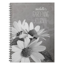 Moody Daisy Gepersonaliseerde Tuin Tijdschrift Not Notitieboek